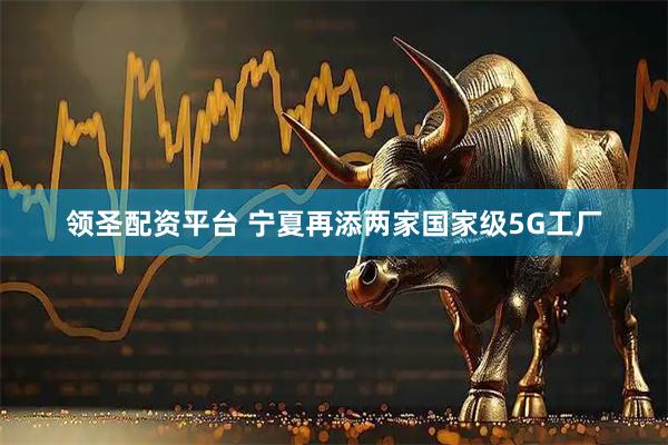 领圣配资平台 宁夏再添两家国家级5G工厂